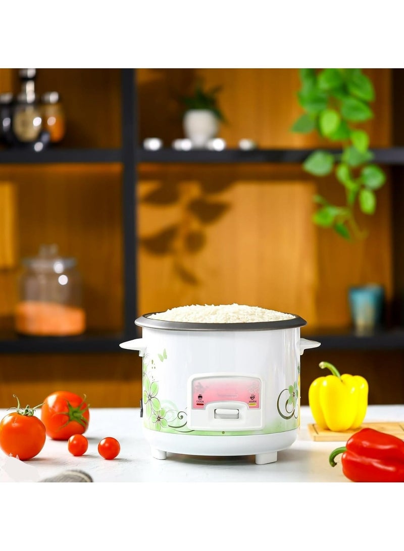 Automatic Rice Cooker 1 Liter Capacity  3 in 1 Functions Cook Steam and Keep Warm  Aluminum Non-Stick Inner Pot  Rice Spoon and Measuring Cup 400 W  - Image 5