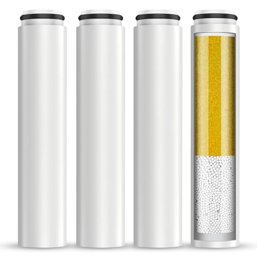 Cobbe 4 Pack Replacement Filters for Handheld Shower Head UPGRADE FILTERING DURATION Remove Chlorine Reduces Dry Itchy Skin - Image 1