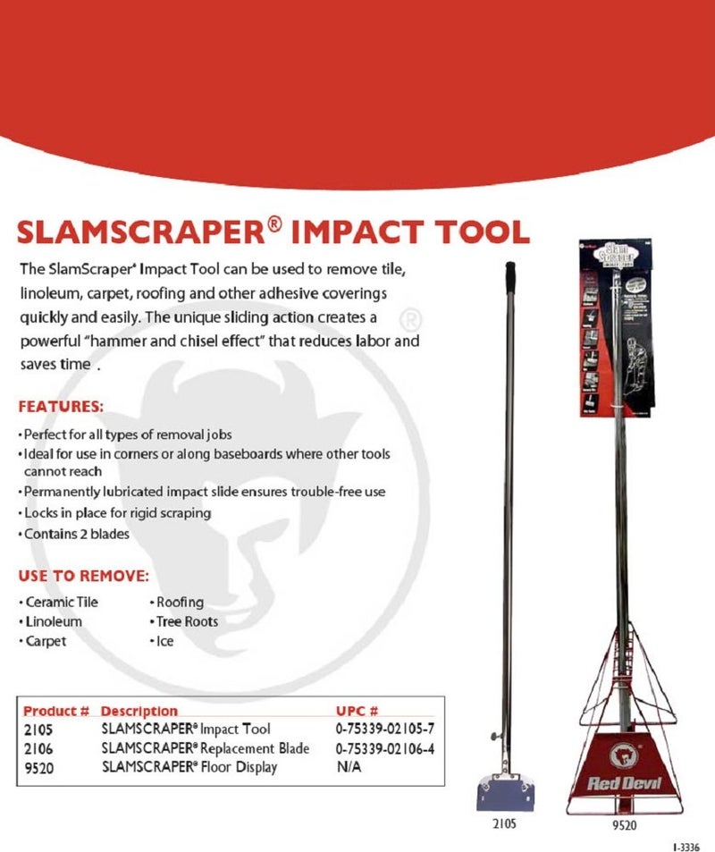 Red Devil 2106 Slam Scraper Replacement Blade - Image 2