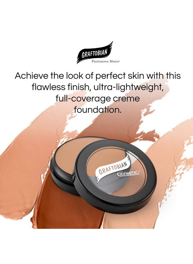 Graftobian Hd Glamour Crème Foundation 1/2Oz Weightless Full Coverage Makeup 65 Inclusive Shades For All Skin Types Natural Or Full Glam Looks For Professionals And Beginners Midnight Marigold - Image 3