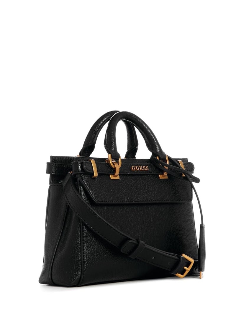GUESS - Guess Fashion Womens NOELLE Shoulder Handbag Black - Image 1