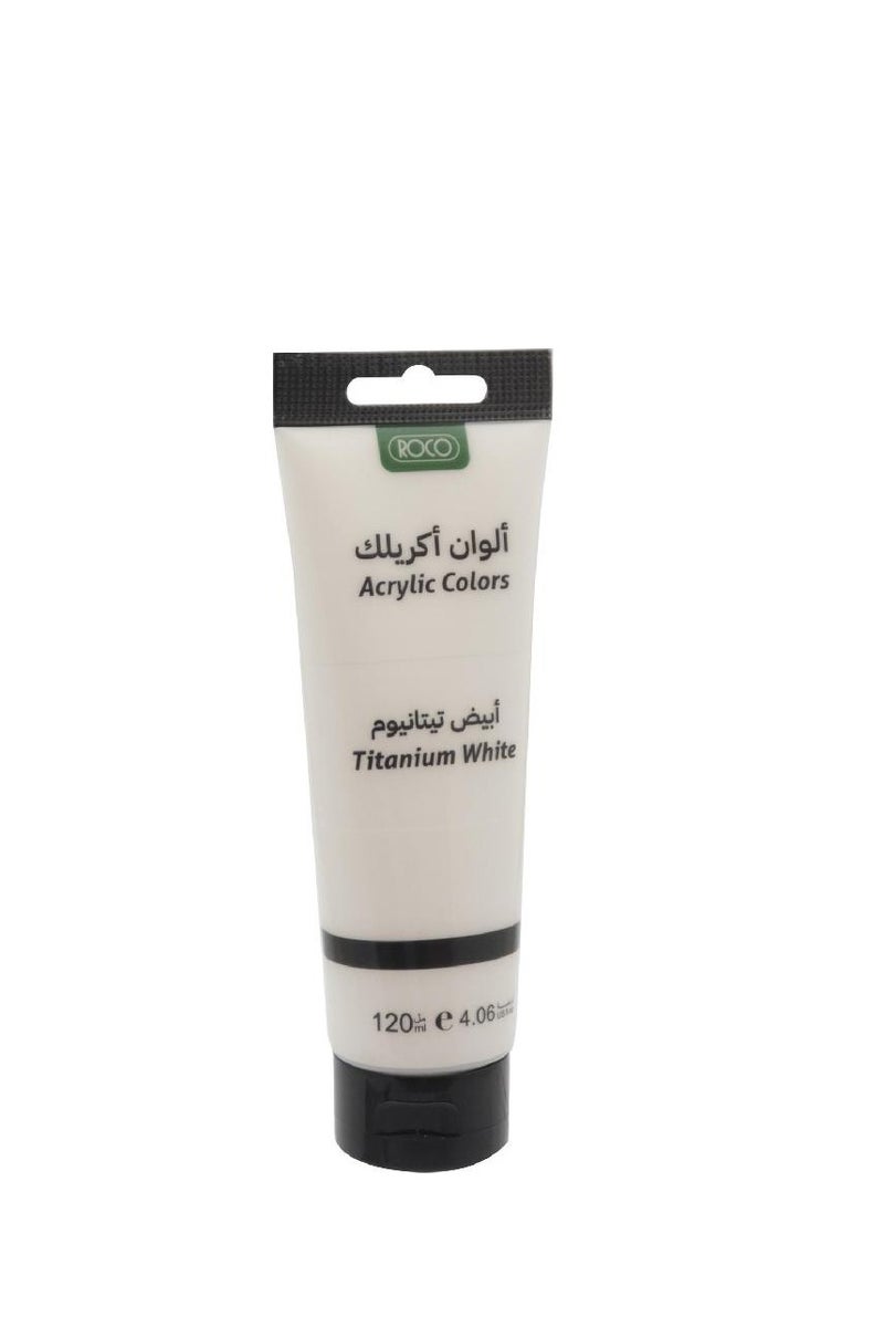 ROCO Acrylic Color Paint Titanium White120.00 ml