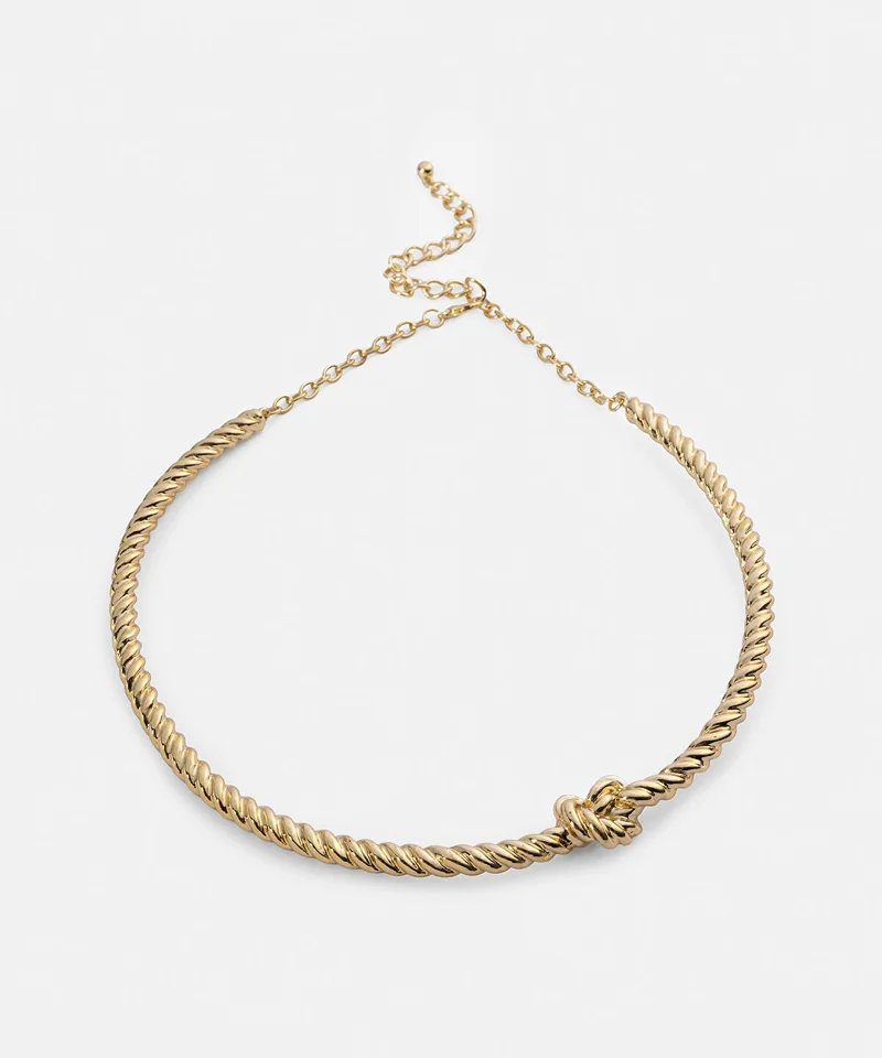 Ipekyol Knotted Rigid Necklace