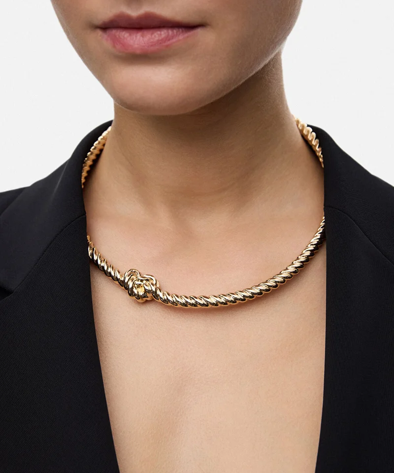 Ipekyol Knotted Rigid Necklace