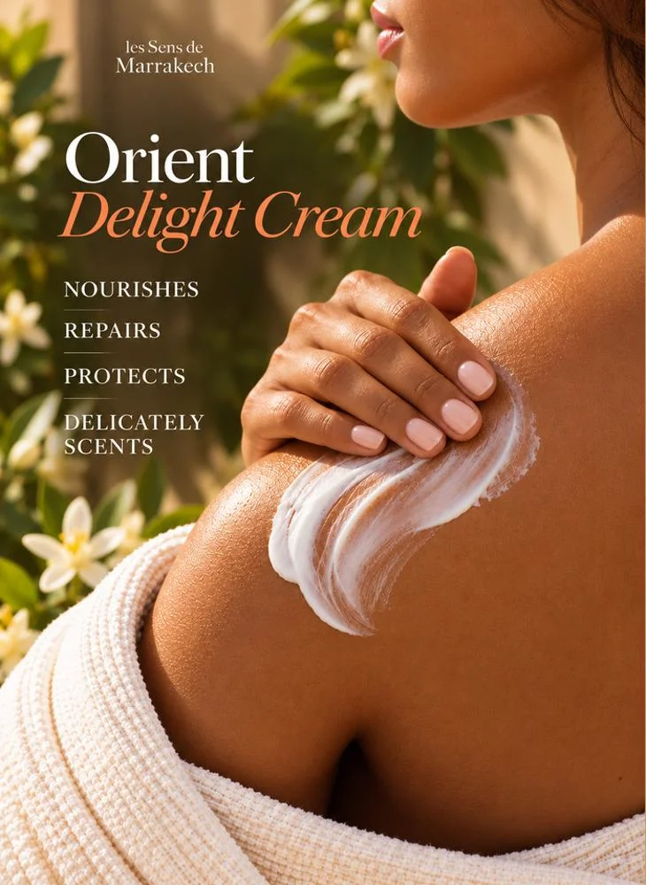 Les Sens De Marrakech Orient Delight Cream Orange Blossom 200 ml