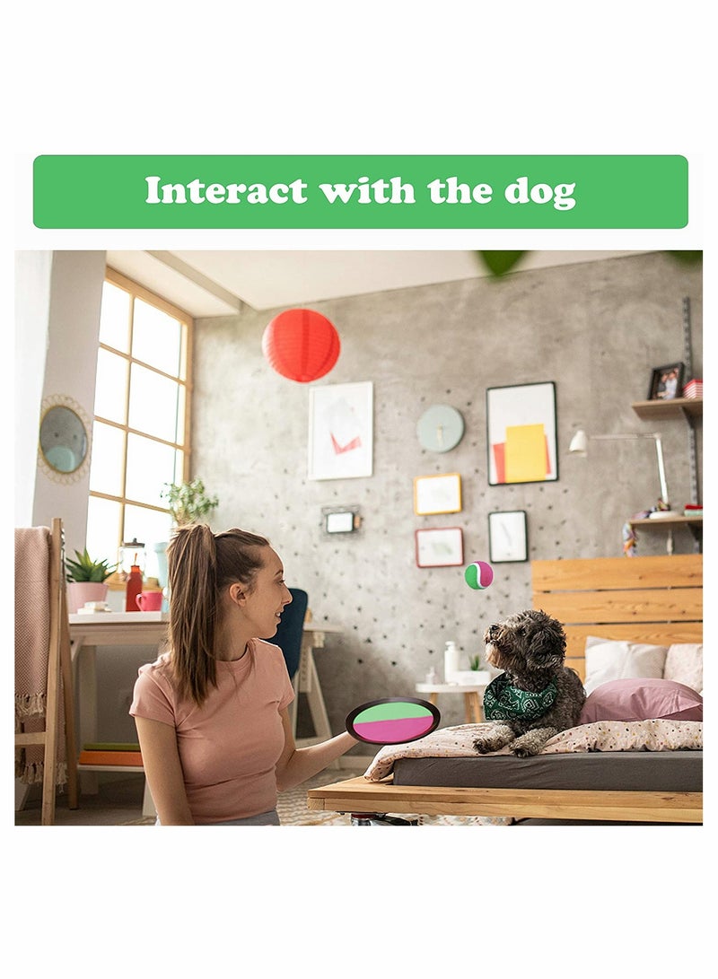 Excefore Paddle Toss and Catch Ball Game Set for Kids, Backyard Games Beach Games, 8inch - Image 4