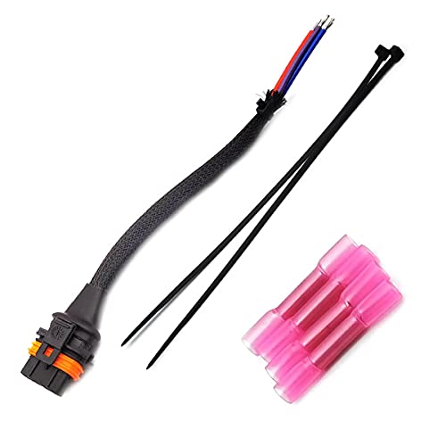 DEVMO 4 Pin T-Bap Temp/Baro Sensor Wires Replacement Harnesses Compatible with Polaris Ranger Sportsman 700 750 800 EFI's Repair Wiring Harness - Image 4