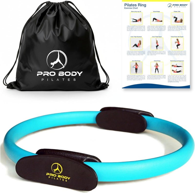 ProBody Pilates Ring - 14 Inch Fitness Circle for Thigh Workout with Carry Pouch - Image 1