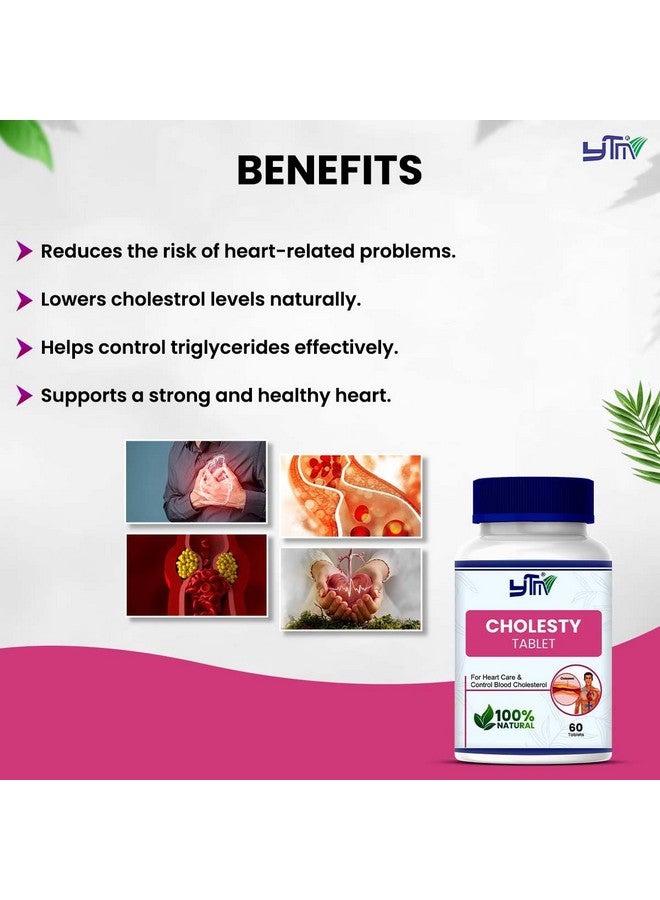 YTM Cholesty Tablets | Heart & Cholesterol Support - Image 4