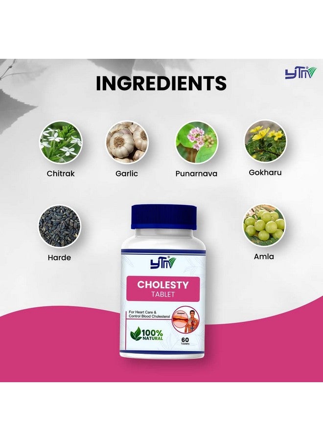 YTM Cholesty Tablets | Heart & Cholesterol Support - Image 2