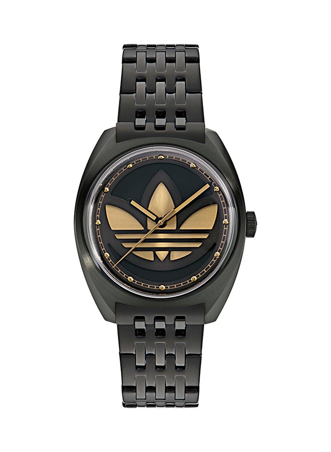 IP Black SST Case Black Sunary and Gold Dial IP Black SST Bracelet
