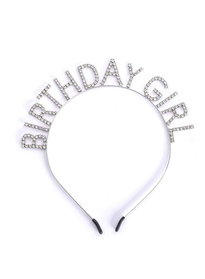 Birthday Girl Headband Happy Birthday Crown for Women Girls Birthday Tiara Headbands Princess Crown Rhinestone Accessories Crown - Image 1