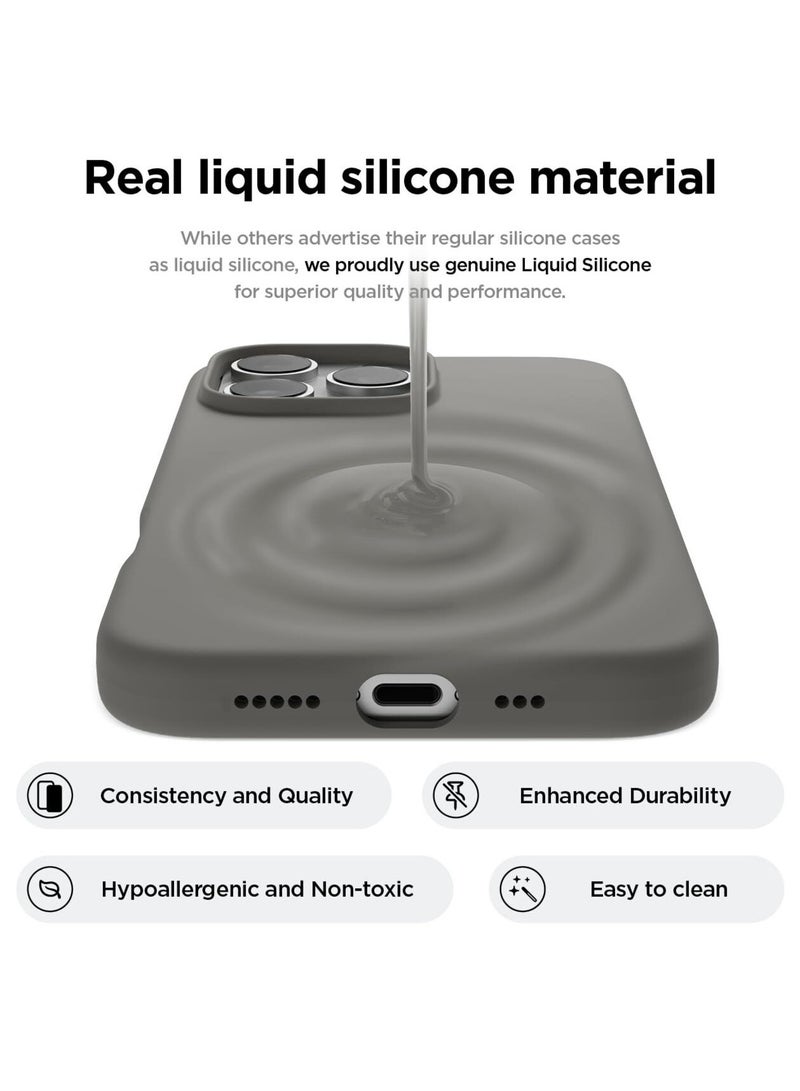ELTRAZONE Space Grey Full Body Protection Case for iPhone 16 Pro - Shockproof, Slim Design with Anti-Scratch Microfiber Lining - Image 3