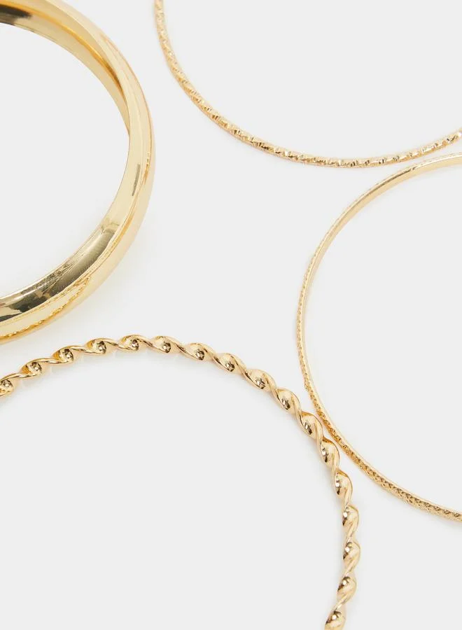 Styli  Pack of 8 - Stackable Bangles for Women | Best Price UAE