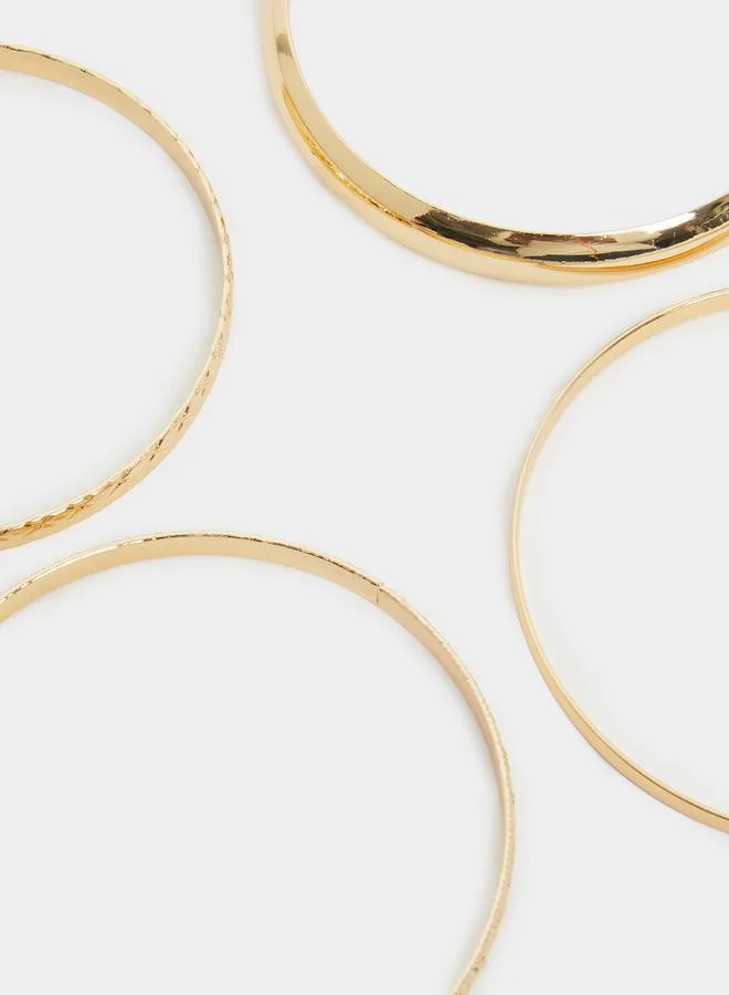 ستايلي طقم من 8 أساور يد قابلة للرص