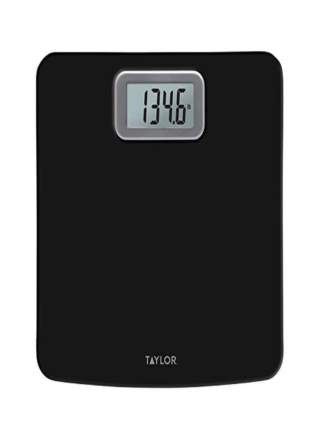 Taylor Digital Bath Scale with Antimicrobial Surface Protection, Bathroom Scale for Body Weight, 400 lbs. Black - Image 1