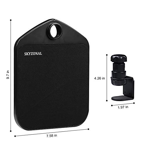 SKYZONAL Ergonomic Mouse Platform Under Desk Ergonomic Wrister Mouse Pad (Black) - Image 3