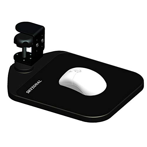 SKYZONAL Ergonomic Mouse Platform Under Desk Ergonomic Wrister Mouse Pad (Black) - Image 1