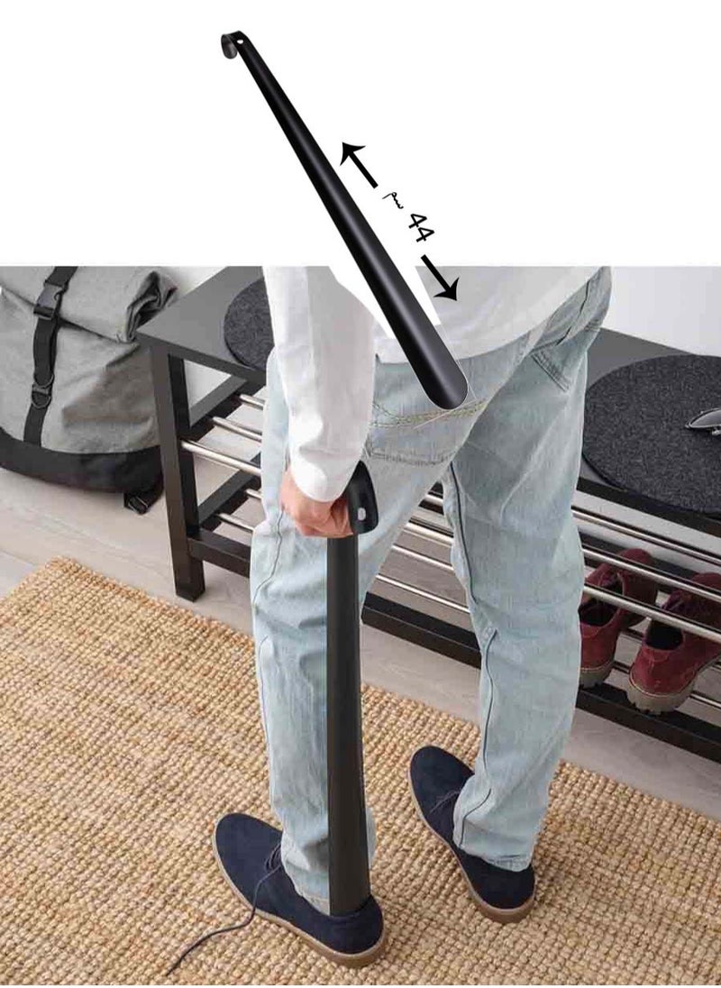 co arma - Comfortable, Long, comfortable and lightweight plastic shoe horn, 44 cm - Image 1