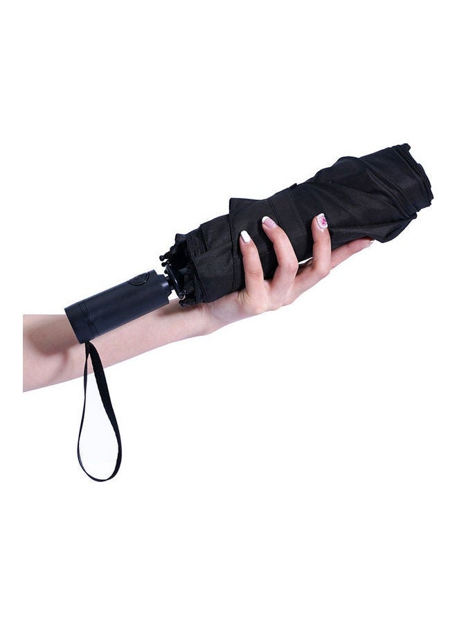 Generic High-Density Waterproof Umbrella 10 Reinforced Ribs Windproof Durable UV Protective Coating Auto Open and Close Design Reflective Strips for Increased Safety Essential for Rainy Days  - Image 3