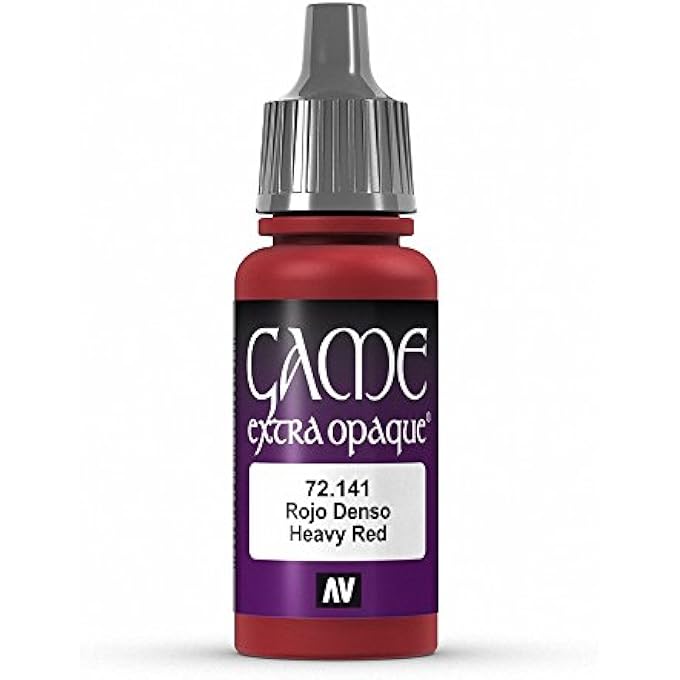 72.141 EXTRA OPAQUE GAME COLOR 17 ML, HEAVY RED