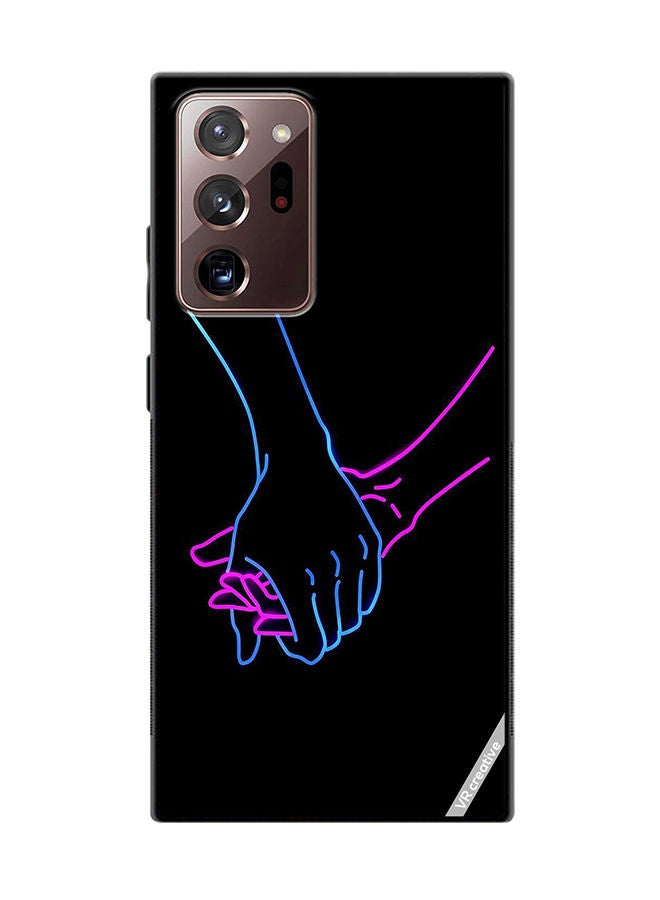 VR CREATIVE Protective Case Cover For Samsung Galaxy Note20 Ultra 5G Hands Design Multicolour - Image 1