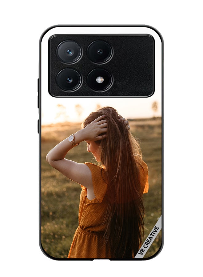 VR CREATIVE Protective Case Cover For Xiaomi Poco X6 Pro Sunset Girl Design Multicolour - Image 1