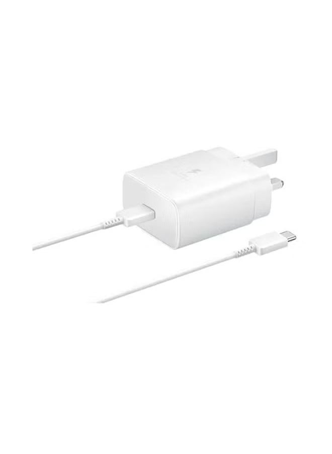 SHOPI Super Fast Charger With USB Type-C to Type-C Cable White