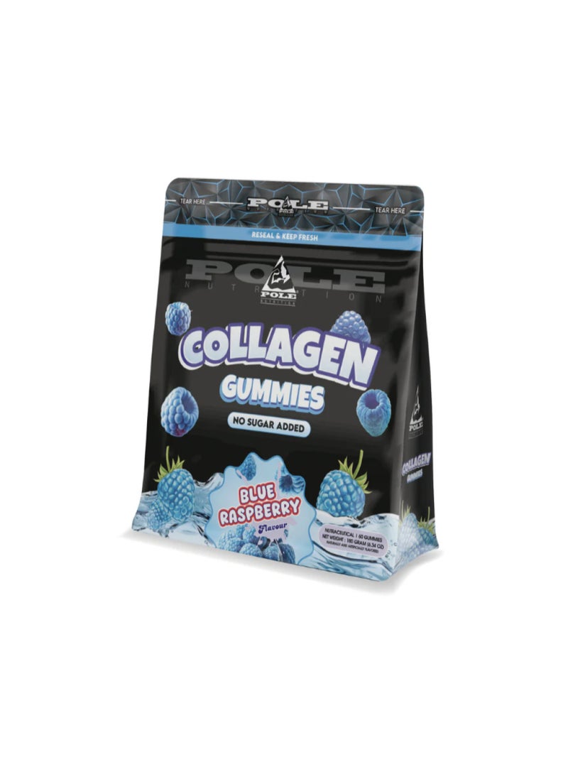 التغذية القطب بول نيوترشن – علكات الكولاجين (نكهة التوت الأزرق) 40 قطعة - Image 1