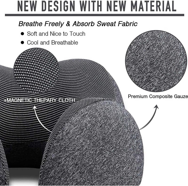 THMINS Travel Pillow for Airplane and Car - U Shaped Neck Support with Adjustable Rope Lock - Image 5