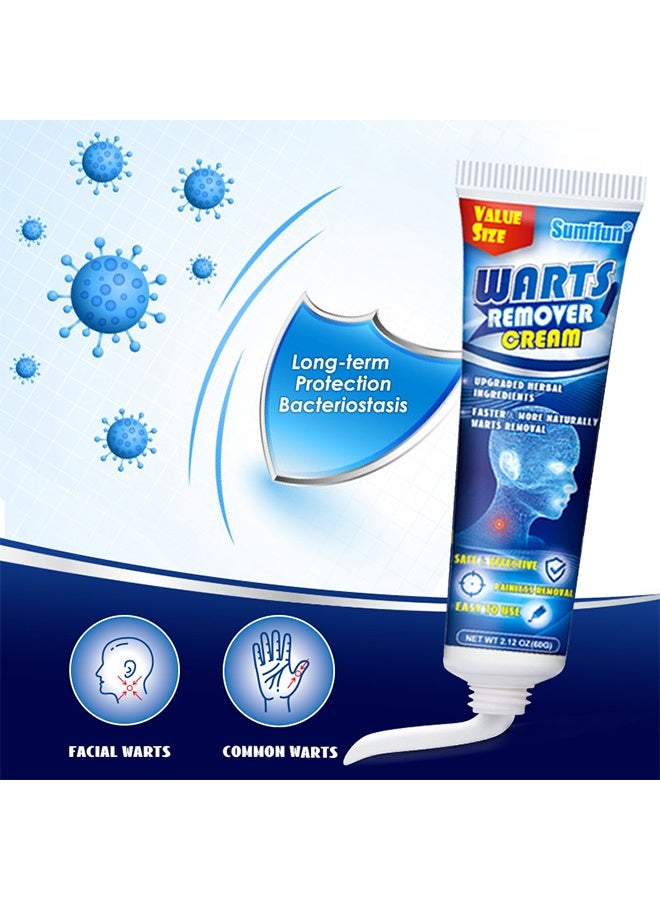 Sumifun Warts Remover Cream, Fast Acting Gel Wart Removal For Plantar Wart Flat Warts And Corns, Fast-Acting Corn Removal Mask For Plantar, Common And Flat Wart 60g - Image 5