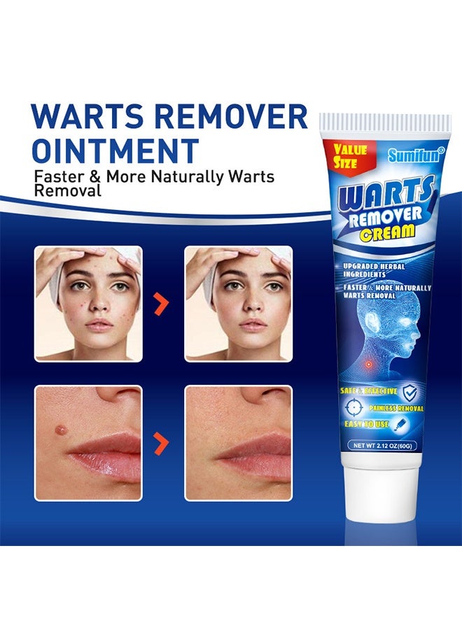 Sumifun Warts Remover Cream, Fast Acting Gel Wart Removal For Plantar Wart Flat Warts And Corns, Fast-Acting Corn Removal Mask For Plantar, Common And Flat Wart 60g - Image 4