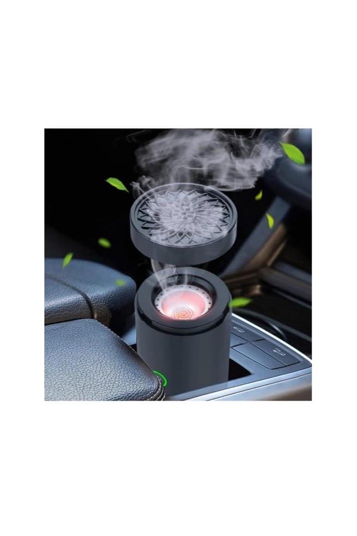 Oud Bukhoor Rechargeable Electric Bakhoor Burner – Portable Arabic Bukhoor & Incense Diffuser for Home, Office & Car – USB Powered - Image 2