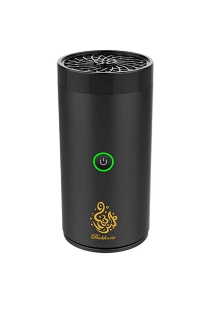 Oud Bukhoor Rechargeable Electric Bakhoor Burner – Portable Arabic Bukhoor & Incense Diffuser for Home, Office & Car – USB Powered - Image 1