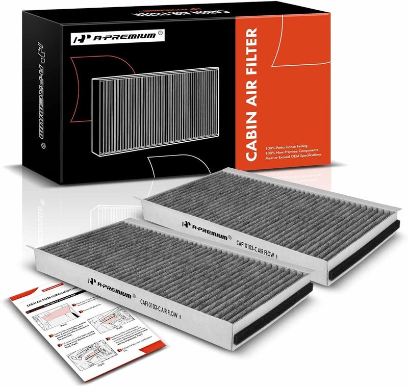 A-Premium 2-PC Cabin Air Filter with Activated Carbon for BMW - Image 1