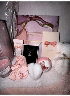 Generic Unique Luxury Spa Gift Box Set for Women, Self Care Package with Bath Accessories, Tumbler, Socks, Necklace. Gift for a Birthday, Wedding, Mother's Day, or Someone Special.  - Image 5