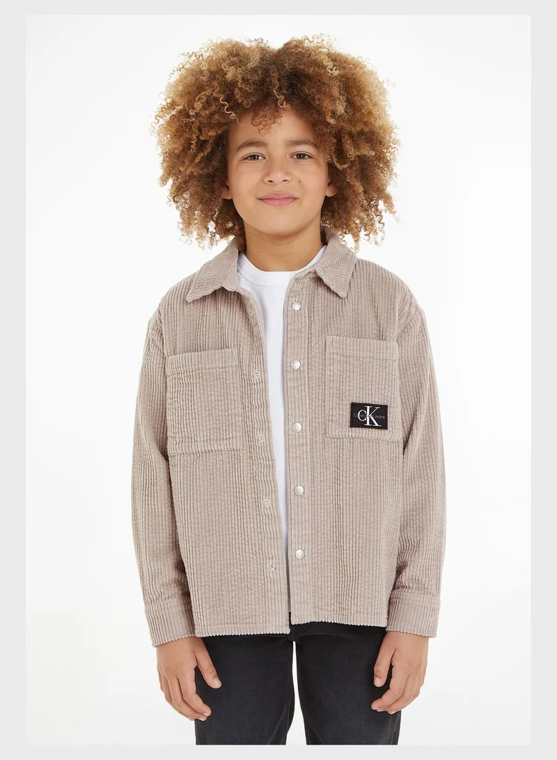 Calvin Klein Jeans Kids Front Pocket Logo Shirt