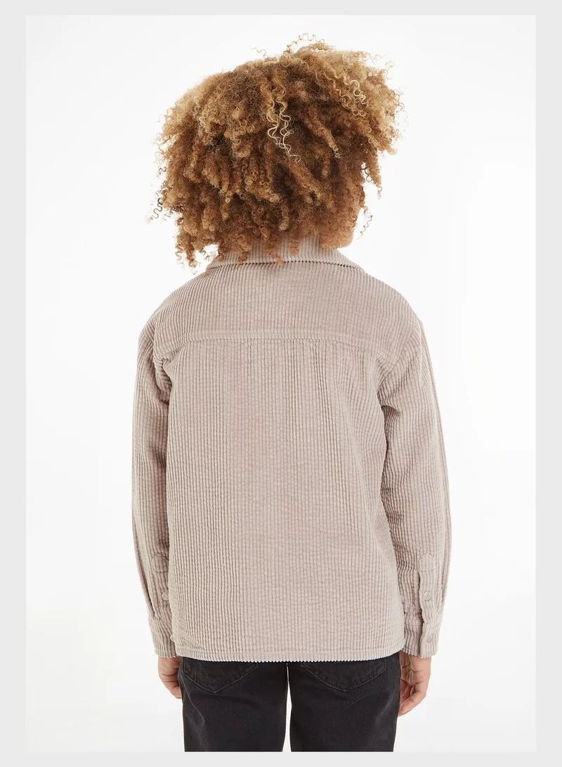Calvin Klein Jeans Kids Front Pocket Logo Shirt