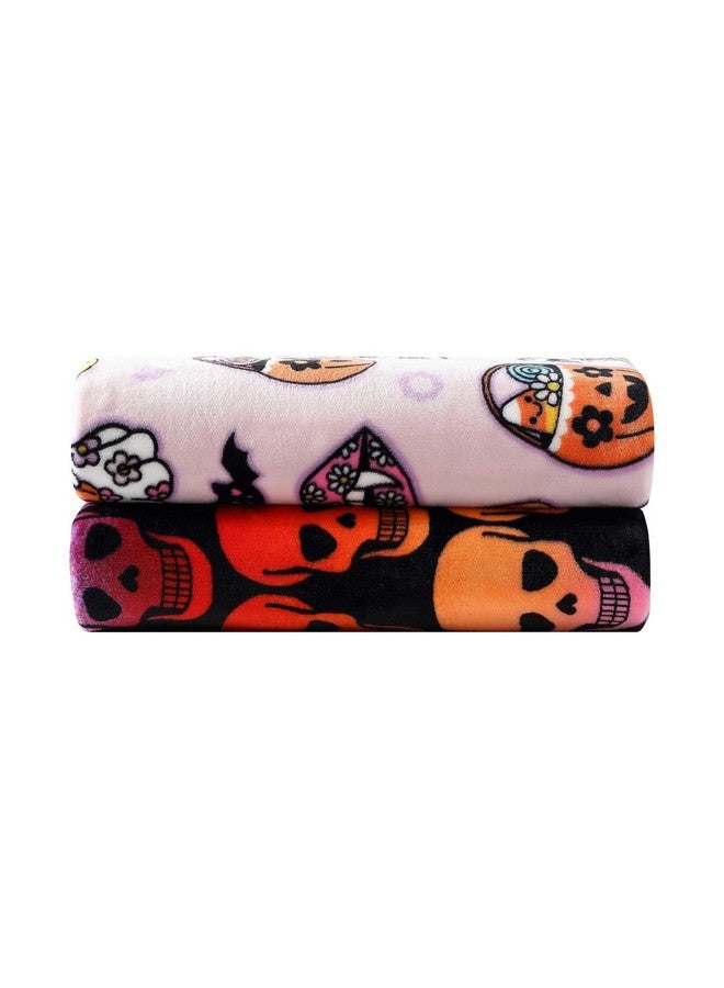 Betsey Johnson Betsey Johnson - Throw, Ultra-Soft Plush Blanket, Ideal for Couch, Bed, or Lounges (Retro Halloween Pink, 50" x 70") - Image 4