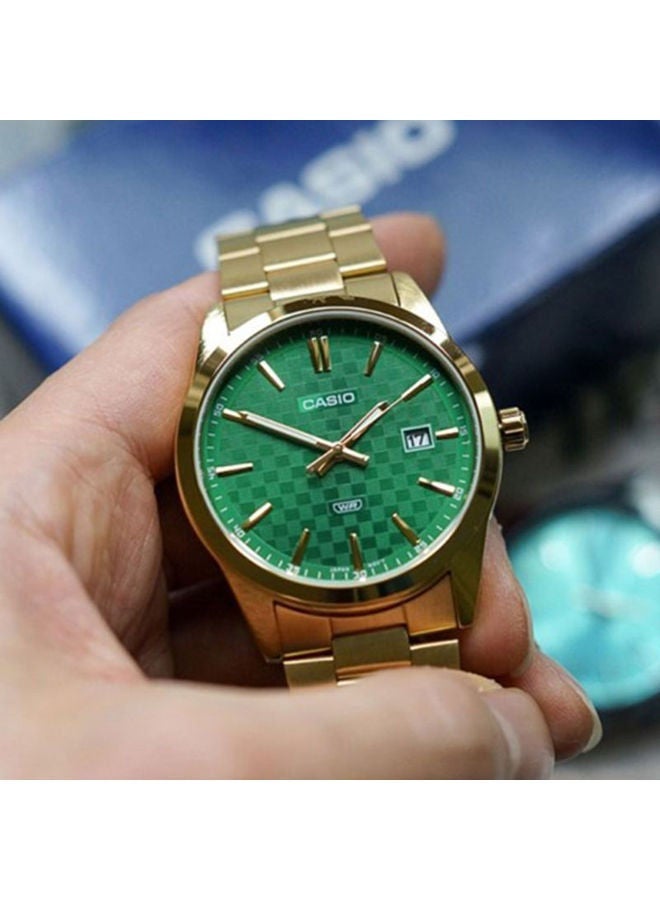CASIO Stainless Steel Analog Wrist Watch MTP-VD03G-3AUDF - Image 2