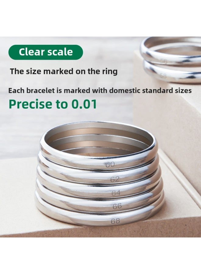 Round Bracelet Measuring Ring 50-68 Wrist Measuring Inner Diameter Measuring Jade Ring Mouth Ring Number Gold And Silver Bracelet Measuring-Model:Circle Of Bracelet (No. 54)  - Image 5
