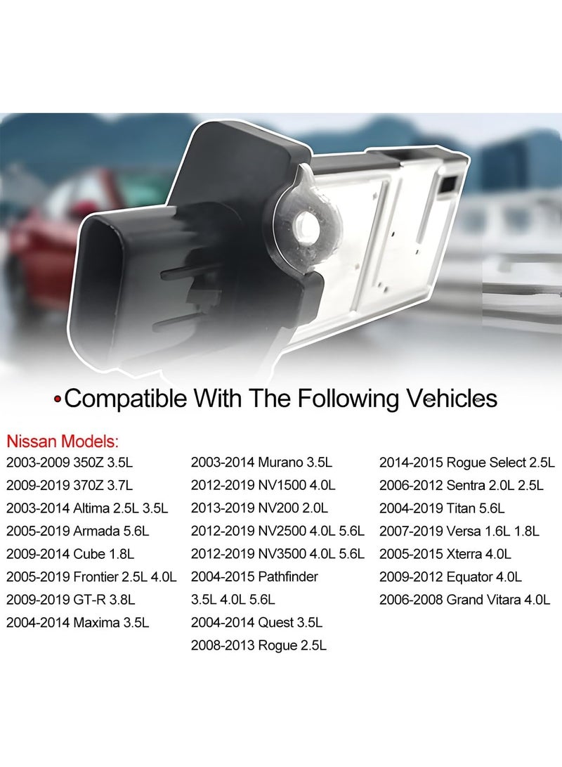 Mass Air Flow Meter Sensor, 22680-7S00A Auto Mass Air Flow Meter Sensor, Automotive Airflow Sensor, Compatible with Nissan 03-14 Altima 06-12 Sentra 03-09 350Z 09-19 370Z 05-19 Frontier - Image 2