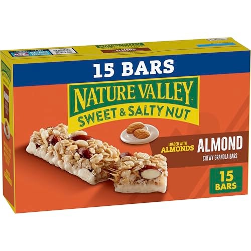 Nature Valley Sweet and Salty Nut Granola Bars, Almond, 15 Bars, 18 oz - Image 1