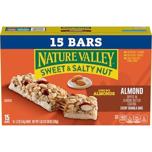 Nature Valley Sweet and Salty Nut Granola Bars, Almond, 15 Bars, 18 oz - Image 2