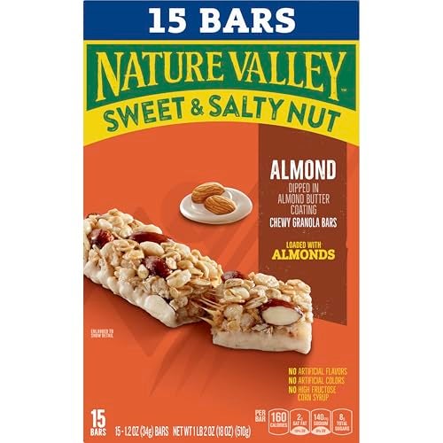 Nature Valley Sweet and Salty Nut Granola Bars, Almond, 15 Bars, 18 oz - Image 5