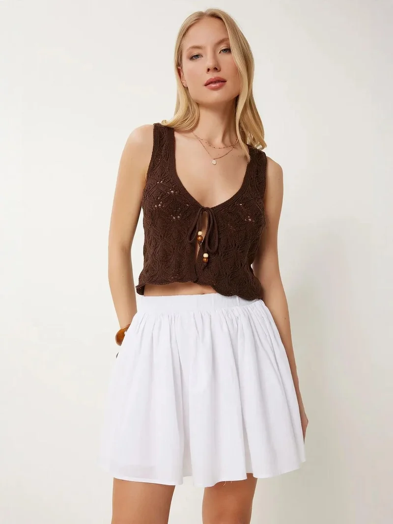 Happiness İstanbul ISTANBUL Frilly Mini Skirt