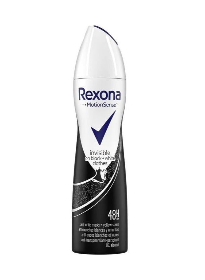 Rexona Women's Deodorant Spray Invisible on Black+White Clothes 200ml (Pack of 6) - Image 2