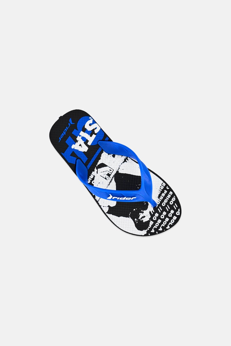 RIDER Kids Boy Street Ole Slip On Slippers, Multicolor - Image 4