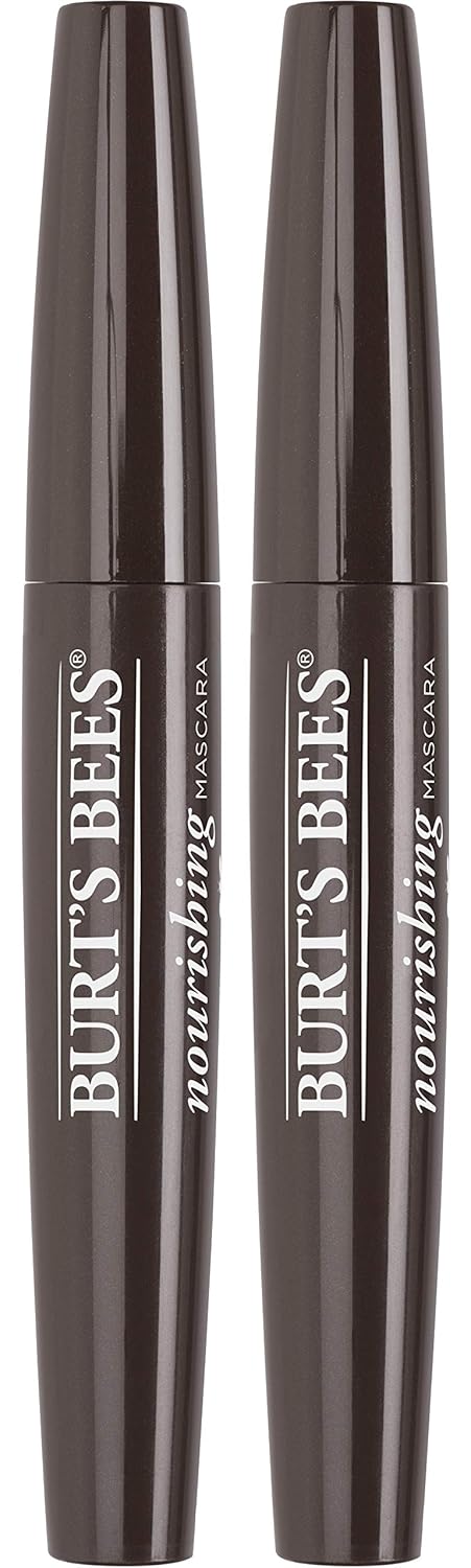 Burt's Bees Burts Bees 100% Natural Nourishing Mascara, Classic Black - 0.4 Ounce (Pack of 2)