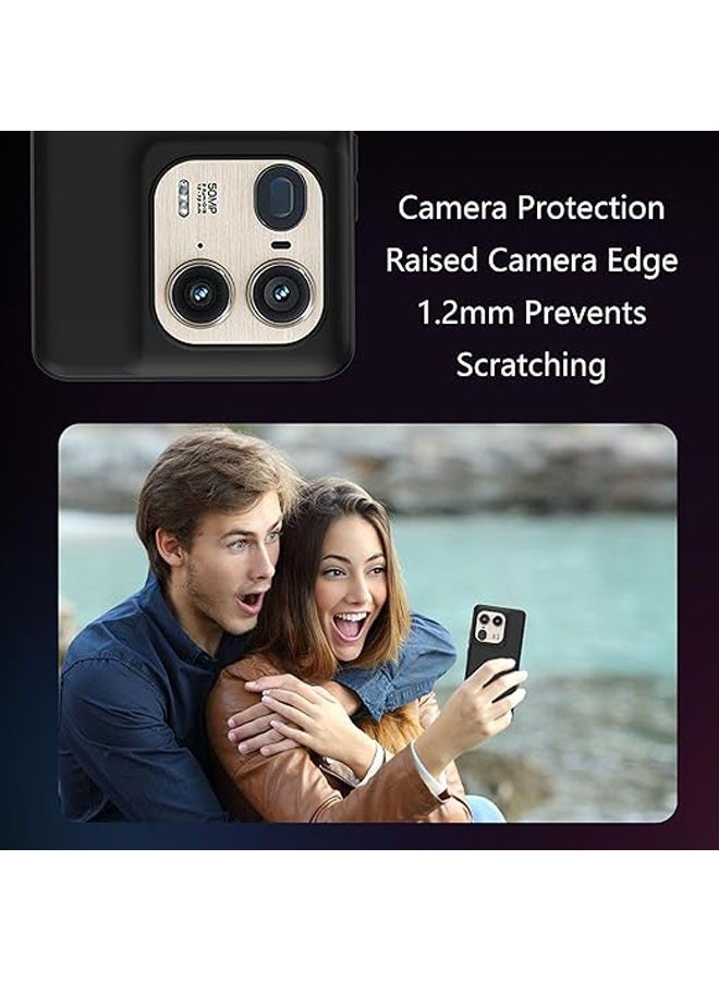 عام حافظة مقاومة للصدمات لهاتف Motorola Moto Edge 50 Ultra، حافظة هاتف مطاطية ناعمة بتصميم مطفي [حماية الكاميرا] [طبقة داخلية ناعمة]، حافظة رقيقة مقاومة للخدوش - Image 5